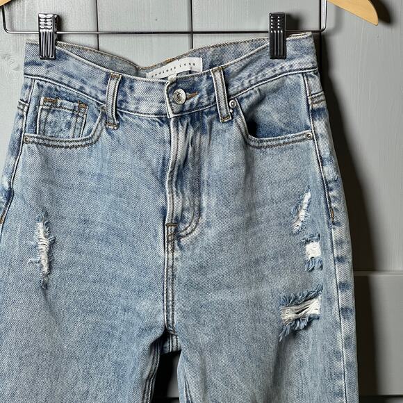 Endless Rose Women's Distressed Ripped Jeans Size 25 - Picture 4 of 8